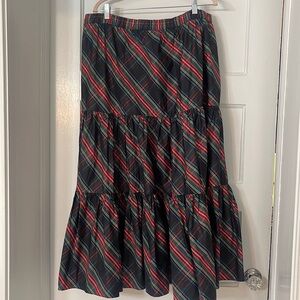 J Crew Maxi Skirt XXL Christmas